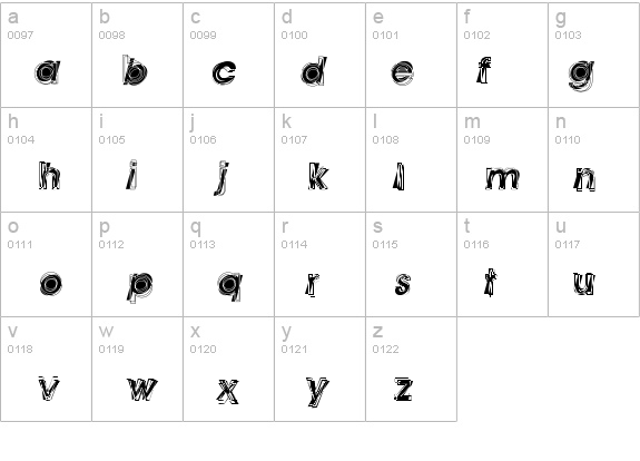 Astigma details - Free Fonts at FontZone.net