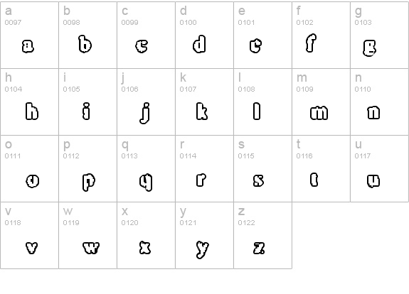 Astro Creep 2 details - Free Fonts at FontZone.net