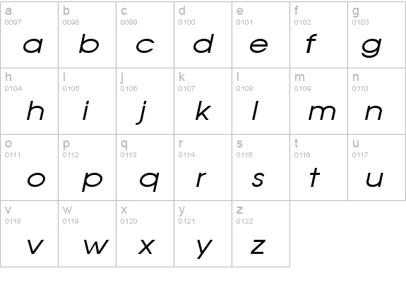 Atilla Wide Italic details - Free Fonts at FontZone.net