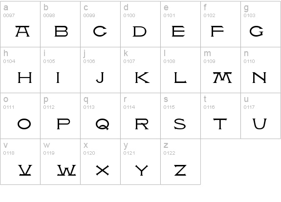 Atlantis MF details - Free Fonts at FontZone.net