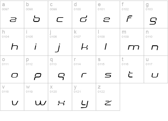 Aunchanted Expanded Oblique details - Free Fonts at FontZone.net