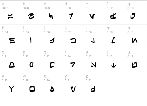 Aurek-Besh Hand details - Free Fonts at FontZone.net