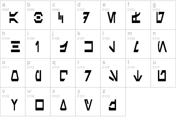Aurek-Besh Narrow details - Free Fonts at FontZone.net