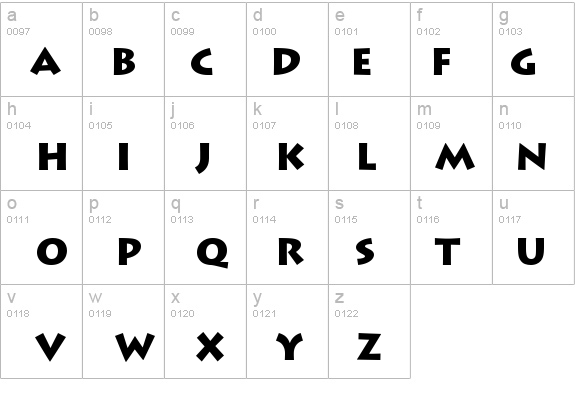 Austere Black SSi Black details - Free Fonts at FontZone.net