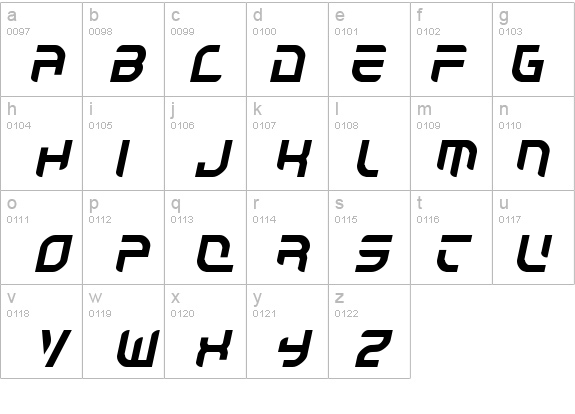 Autobahn details - Free Fonts at FontZone.net