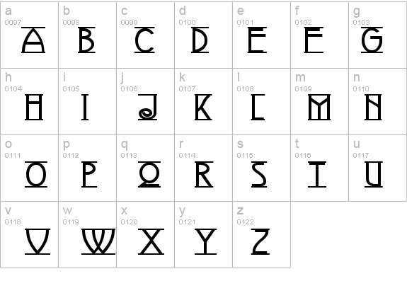 Avignon Heavy details - Free Fonts at FontZone.net