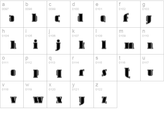 Avondale - Inline details - Free Fonts at FontZone.net