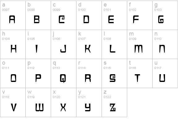 AztecaCondensed-Regular details - Free Fonts at FontZone.net