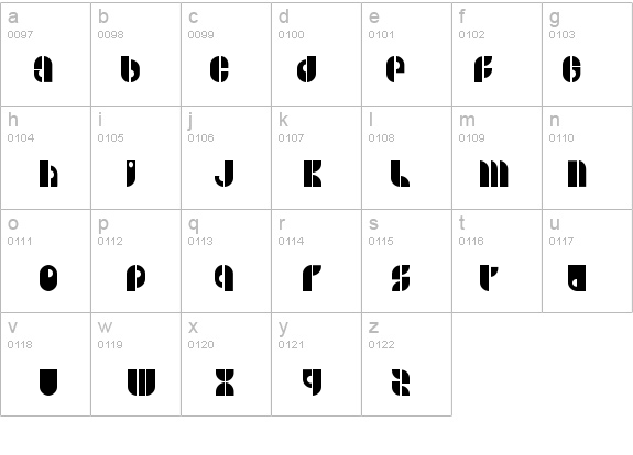 B SIDE BLOCK details - Free Fonts at FontZone.net