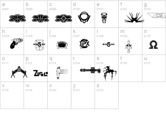 B5Symbols details - Free Fonts at FontZone.net