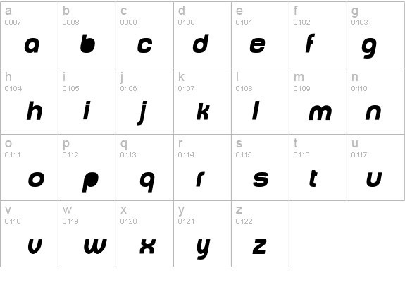 BabyMineFatOblique details - Free Fonts at FontZone.net