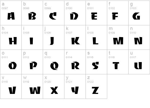 BaccaratUprightWide Regular details - Free Fonts at FontZone.net