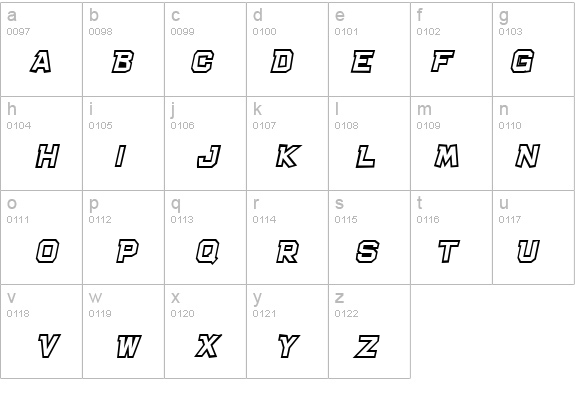 Bachelor Pad Outline JL Italic details - Free Fonts at FontZone.net