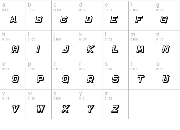 Bachelor Pad Shadow JL Italic details - Free Fonts at FontZone.net