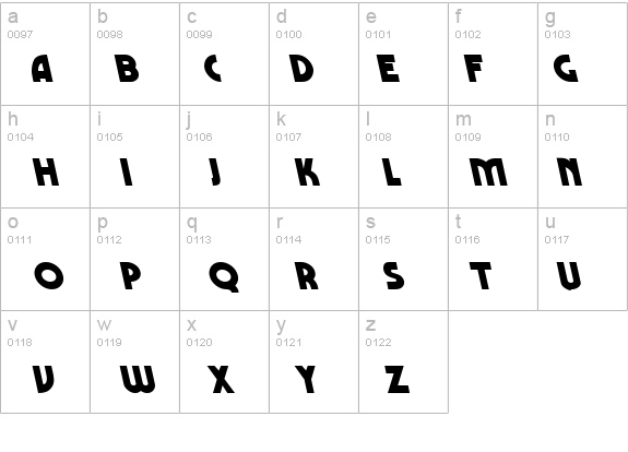 Backslide details - Free Fonts at FontZone.net