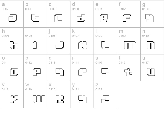 bad robot 3d details - Free Fonts at FontZone.net