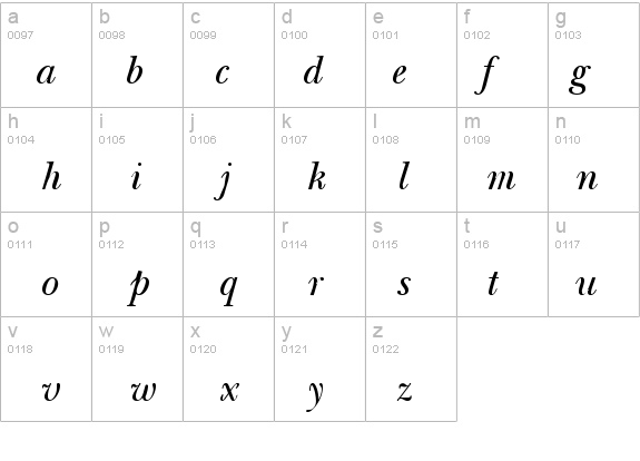 Baez Italic details - Free Fonts at FontZone.net