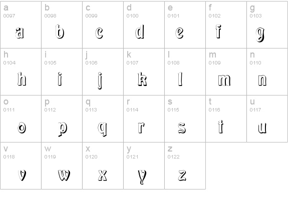 Baldur Shadow details - Free Fonts at FontZone.net
