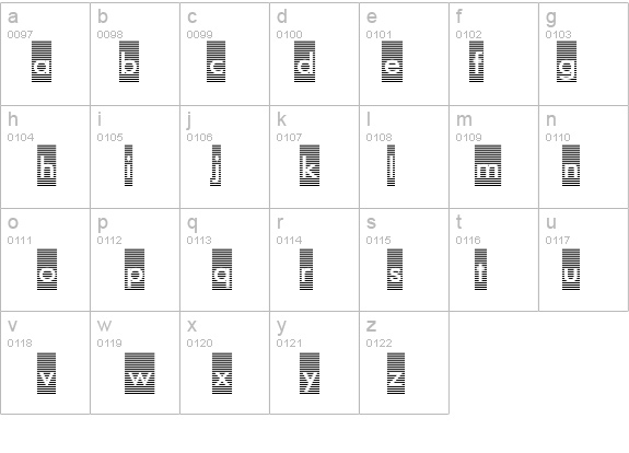 Barred Out details - Free Fonts at FontZone.net