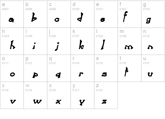 Bart Heavy BoldItalic details - Free Fonts at FontZone.net