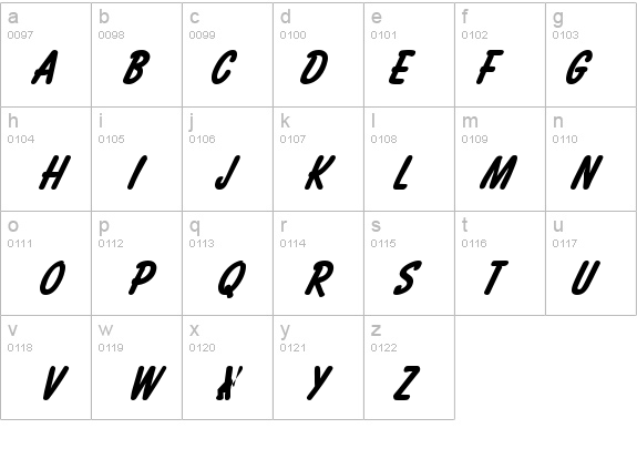 Bassett H Italic details - Free Fonts at FontZone.net