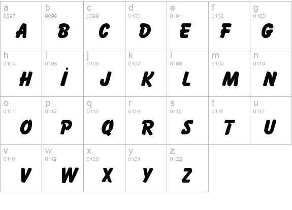 Bassoon BoldA details - Free Fonts at FontZone.net