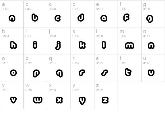 Baubau details - Free Fonts at FontZone.net