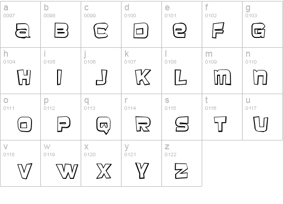 BaveuseThreeD-Regular details - Free Fonts at FontZone.net