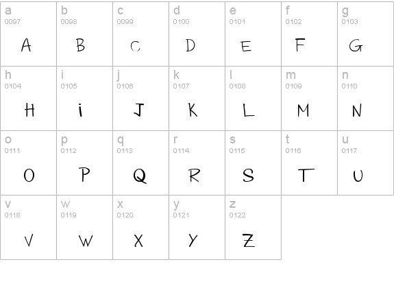 Bayao Hand Normal details - Free Fonts at FontZone.net
