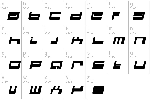 BDEject Italic details - Free Fonts at FontZone.net