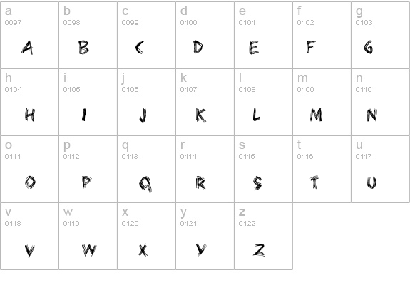 Bearpaw details - Free Fonts at FontZone.net