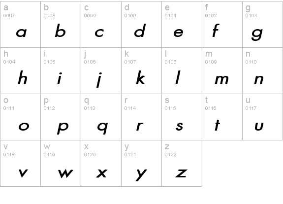 Beau-Extended Bold Italic details - Free Fonts at FontZone.net