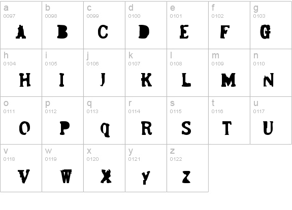 Bergmark details - Free Fonts at FontZone.net