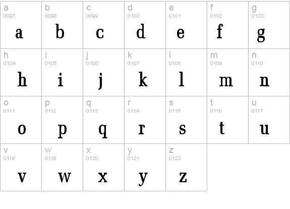 Bid Roman-Condensed Bold details - Free Fonts at FontZone.net