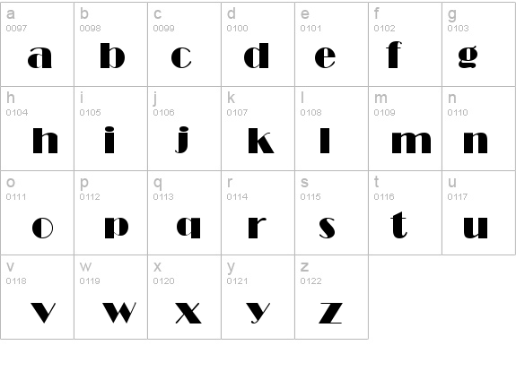 Big City Sample details - Free Fonts at FontZone.net