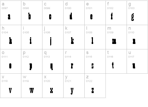 Billboard 11 Normal details - Free Fonts at FontZone.net