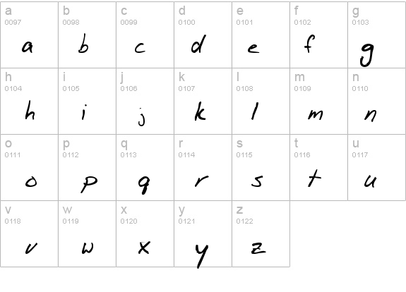 Billshw Normal details - Free Fonts at FontZone.net