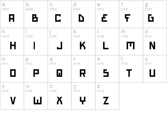 Bionic Type Bold details - Free Fonts at FontZone.net