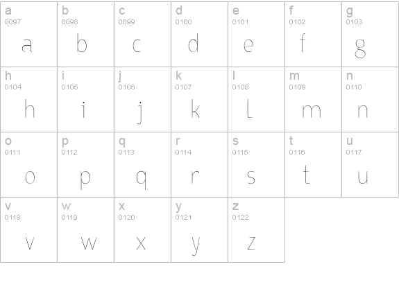 Bird cherry lite details - Free Fonts at FontZone.net