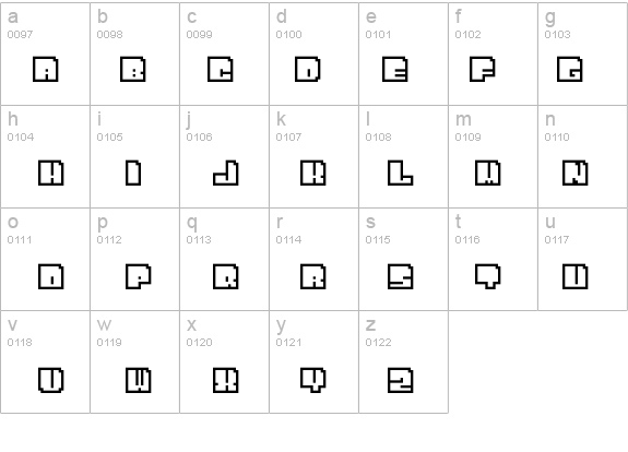 Bit Outline Regular details - Free Fonts at FontZone.net