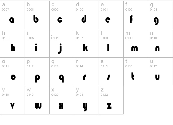 BixleeCnd-Heavy details - Free Fonts at FontZone.net