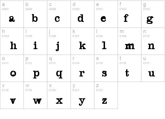 Black Widow details - Free Fonts at FontZone.net