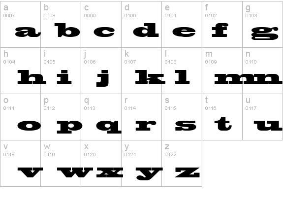 Blackoak Black details - Free Fonts at FontZone.net