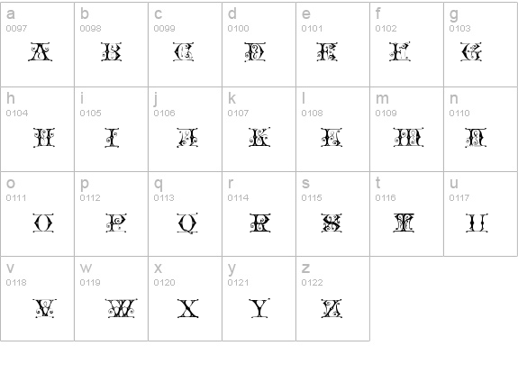 Blavicke Capitals Semi-expanded Regular details - Free Fonts at FontZone.net