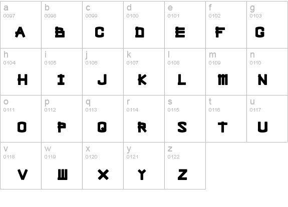 Bleak Chop details - Free Fonts at FontZone.net