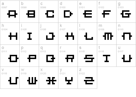 BM chain A6 details - Free Fonts at FontZone.net