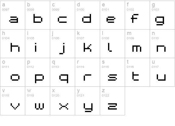 BM space A9 details - Free Fonts at FontZone.net