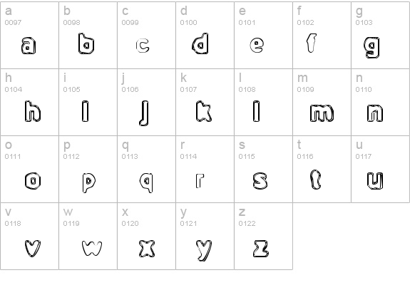 BN-Outer Line details - Free Fonts at FontZone.net