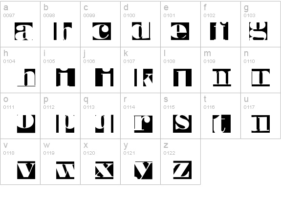 BodoblackSquares details - Free Fonts at FontZone.net