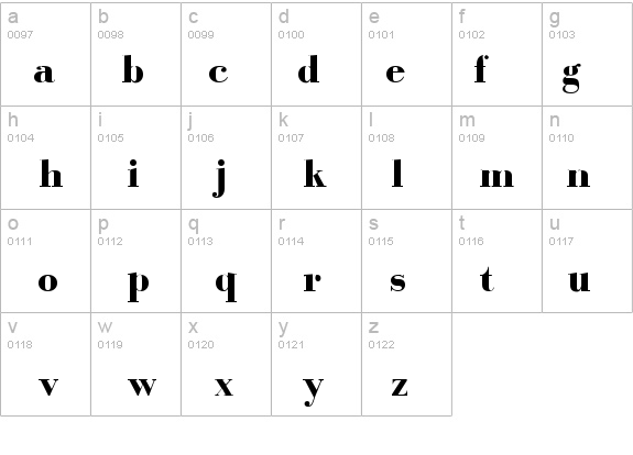 BodoniCyrillicFWF Bold details - Free Fonts at FontZone.net